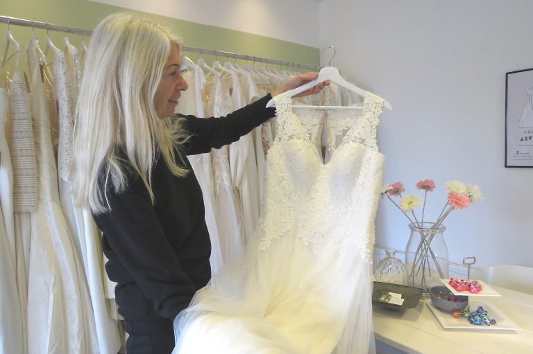 Bruidswinkel vol duurzame trouwjurken